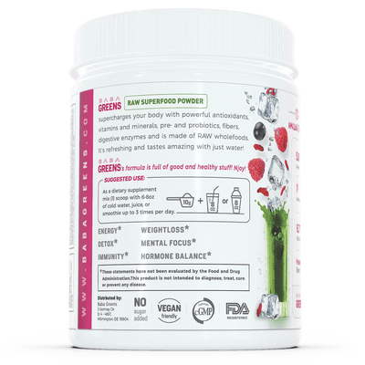 Baba Greens - Sweet Berry - 10.2oz - superfood