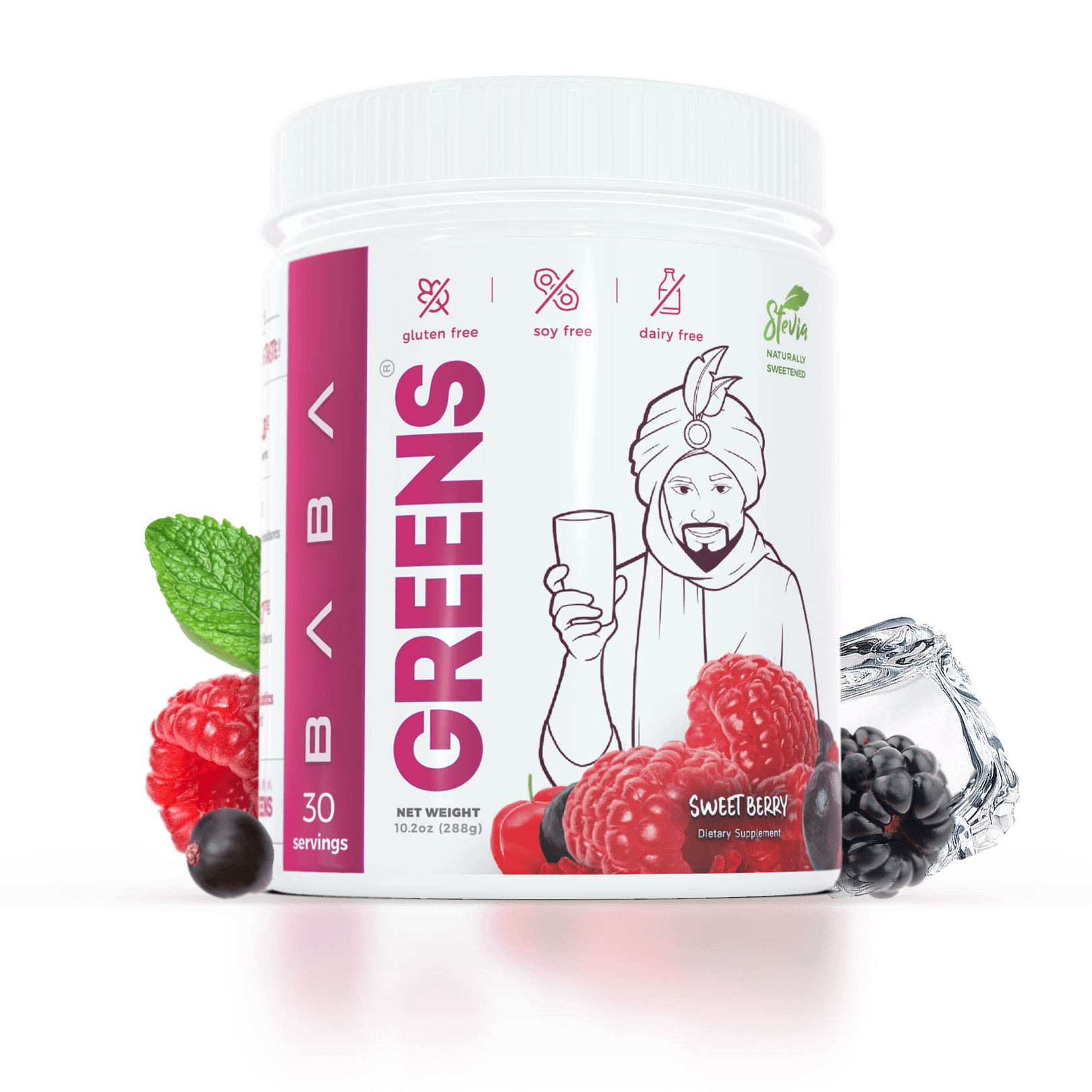 Baba Greens - Sweet Berry - 10.2oz